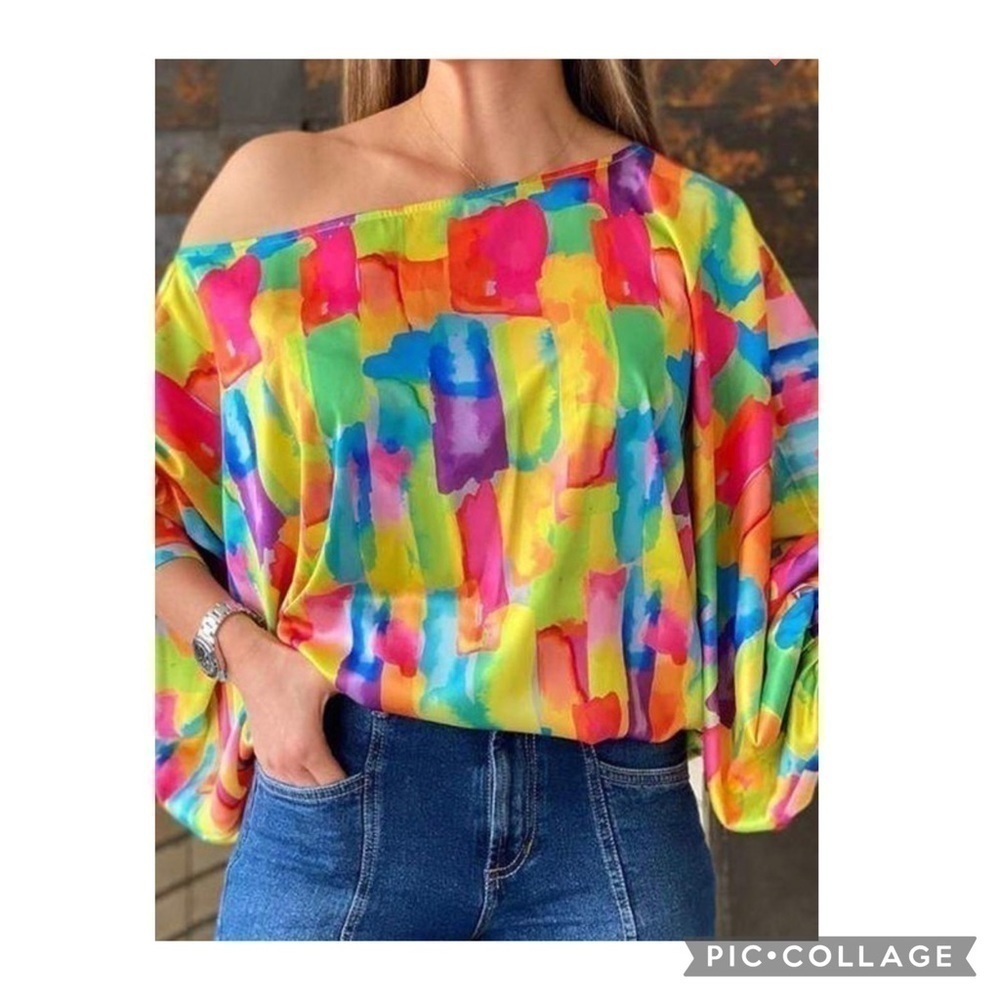 Beautiful Colorful Top - Picture 2 of 4